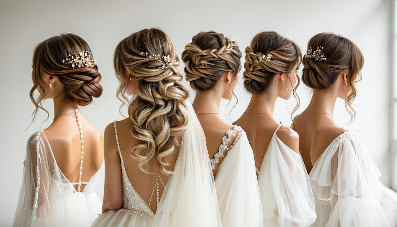 découvrez les tendances coiffures de mariée pour 2025 ! inspirez-vous des styles modernes et élégants qui sublimeront votre look le jour j. que vous préfériez des chignons sophistiqués, des ondulations romantiques ou des accessoires floraux, trouvez des idées pour être la plus belle le jour de votre mariage.