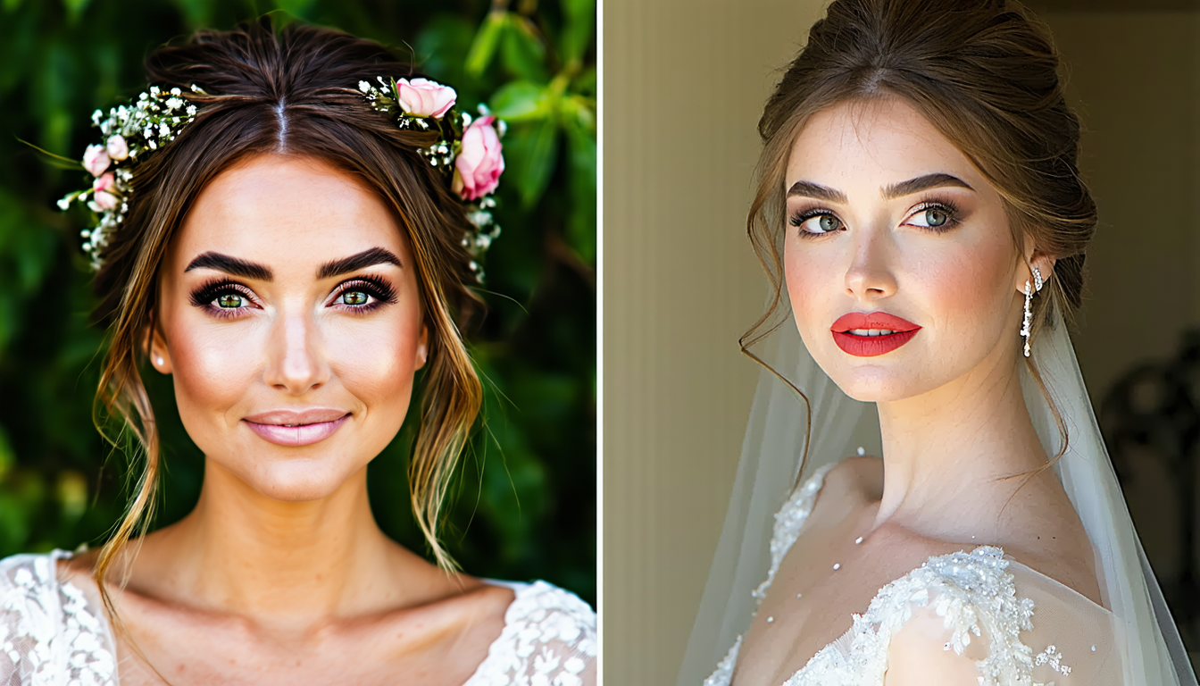 découvrez les différences entre maquillage mariée naturel et glamour pour sublimer votre jour j. conseils et astuces pour choisir le style qui vous correspond le mieux et rayonner lors de votre mariage.