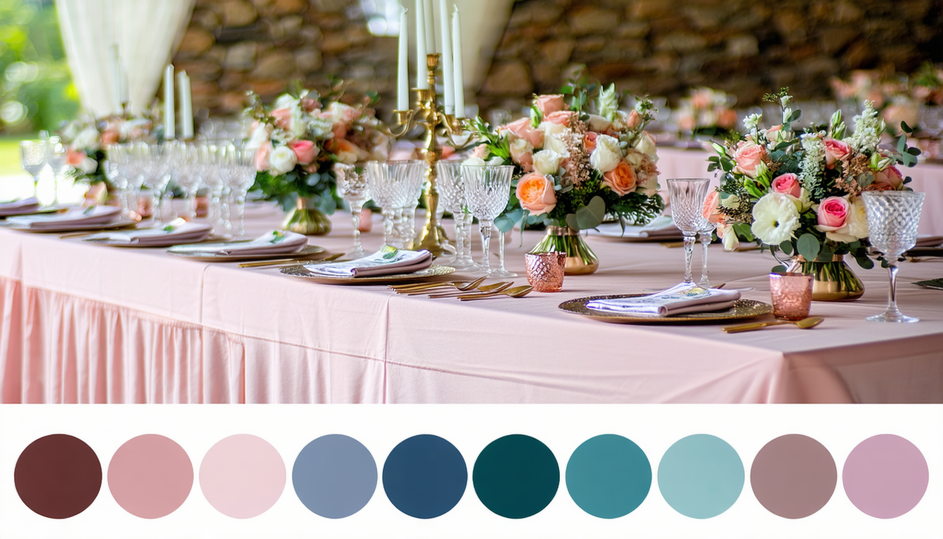 découvrez les tendances couleurs incontournables pour les mariages en 2025 : palettes modernes, harmonies élégantes et inspirations pour une cérémonie inoubliable.