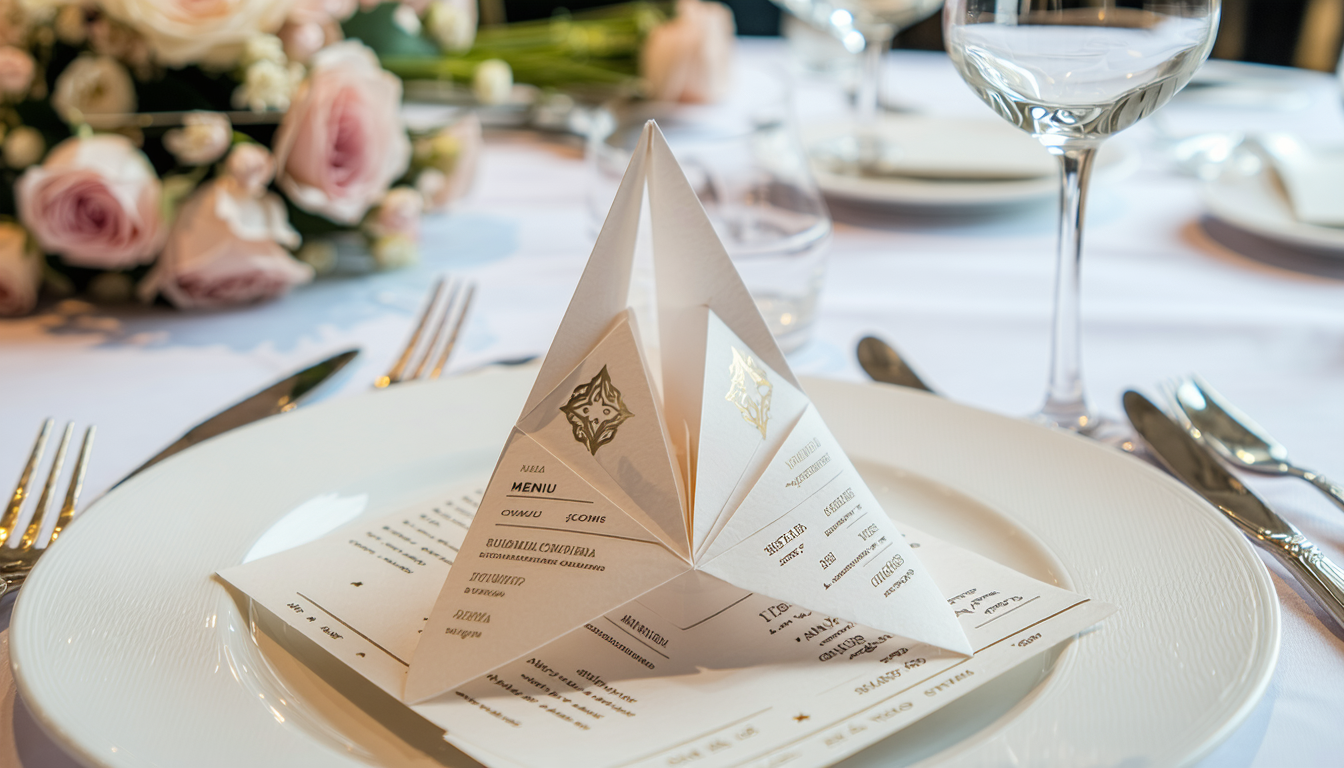 découvrez des idées créatives pour présenter le menu de mariage de façon originale et surprendre vos invités tout en sublimant votre réception.